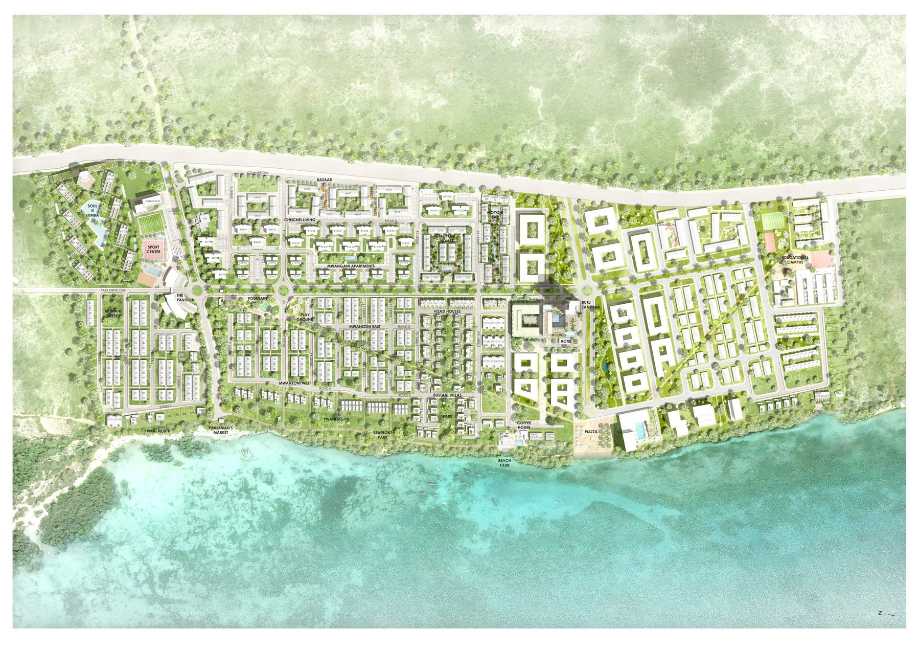 Fumba Town master plan
